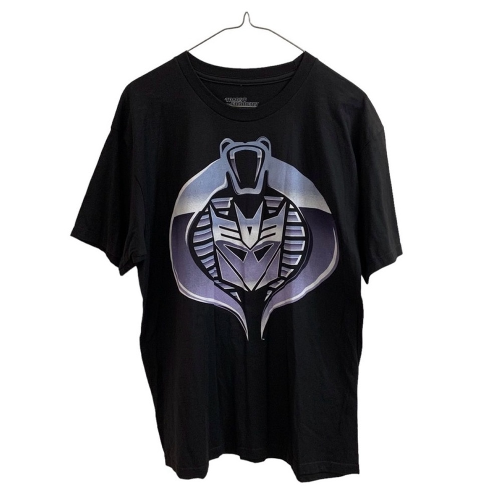 Transformers Decepticon Cobra Men’s Graphic T Shirt Black & Purple